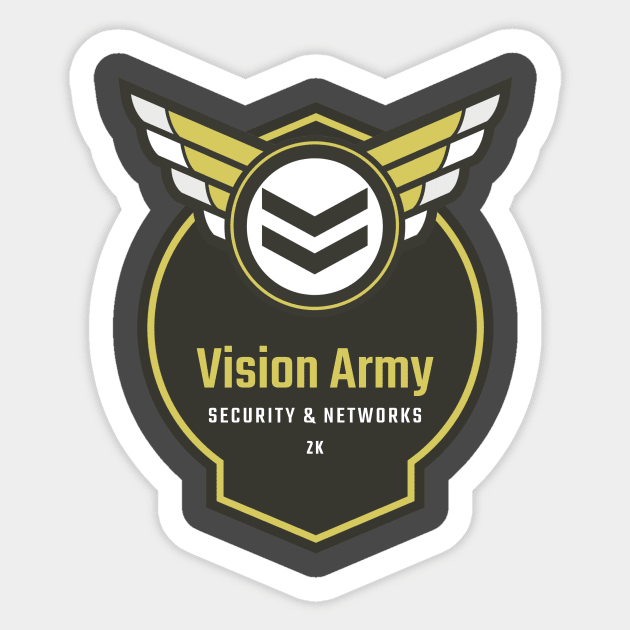 Vision Army - Security & Networks Sticker by Smart Life Cost